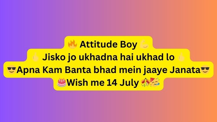 Attitude instagram bio in hindi  एटीट्यूड इंस्टाग्राम बायो हिंदी में